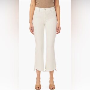 DL1961 Bridget Boot High Rise Instasculpt ankle bootcut jeans 24 white